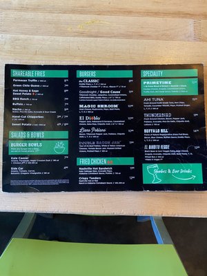 Menu photo 7 Hopdoddy Burger Bar Denver, CO