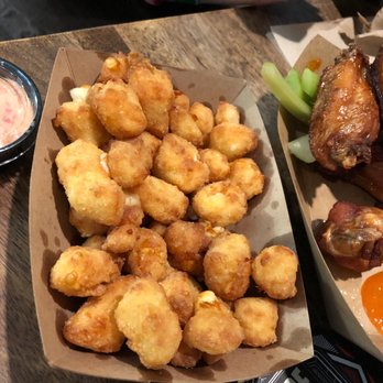 Proof Brewing Company - Mmm! Cheese curds. Lightly battered and perfectly fried. - Breweries Near Me - Tallahassee, Florida Proof Brewing Company - Mmm! Cheese curds. Lightly battered and perfectly fried. - Breweries Near Me - Tallahassee, Florida