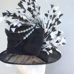 Hats by Katie - Black and white