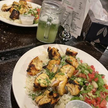 Rozana Restaurant and Hookah Lounge - Shish Tawook plate - Middle Eastern Near Me - Lilburn, Georgia