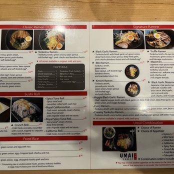 Umai Ramen - Menu - Ramen Near Me - Henderson, Nevada Umai Ramen - Menu - Ramen Near Me - Henderson, Nevada