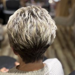 Michelle's Bella Boutique & Day Spa - Pixie cut with highlights