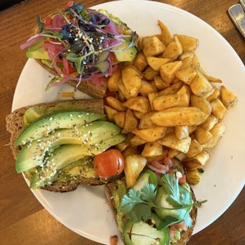 Maple & Hash - Avocado Toast Trio - Breakfast & Brunch Near Me - Hampshire, Illinois