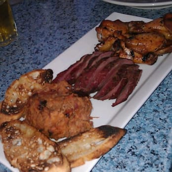 Carolina Blue - Smoked sampler - pulled pork, bistro filet, smoked wings - Barbeque Near Me - Pitman, New Jersey Carolina Blue - Smoked sampler - pulled pork, bistro filet, smoked wings - Barbeque Near Me - Pitman, New Jersey