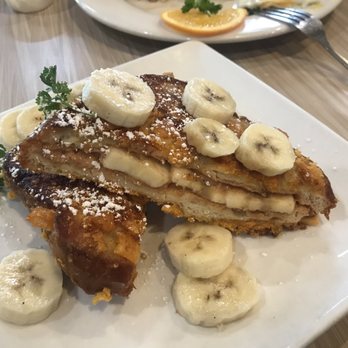 Stacks Pancake House - Captain crunch peanut butter French toast w/ bananas - Breakfast & Brunch Near Me - Irvine, California Stacks Pancake House - Captain crunch peanut butter French toast w/ bananas - Breakfast & Brunch Near Me - Irvine, California