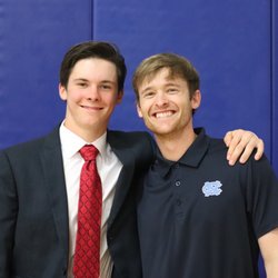Refine PT and Performance - Tyler Vaughn with a high school athlete that just signed a college baseball commitment letter.