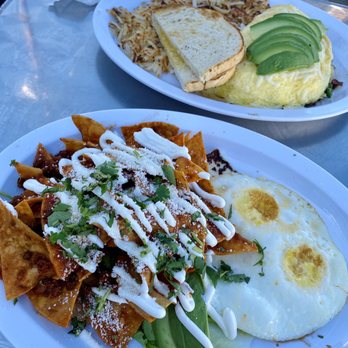 Nick's Cafe - Trying these Mexicali Chilaquiles with Chorizo for the first time, if you enjoy a spicy kick then highly recommend! - Diners Near Me - Los Angeles, California