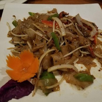 Takhrai Thai - Roasted Duck Drunken noodles. $12.95 - Thai Near Me - Poway, California Takhrai Thai - Roasted Duck Drunken noodles. $12.95 - Thai Near Me - Poway, California