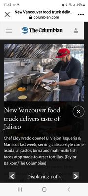 El Viejón Taquería y Mariscos food truck by null