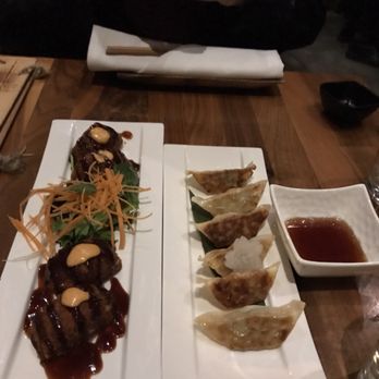 Shizen - Left- croquettes & right- Gyoza - Sushi Bars Near Me - San Francisco, California Shizen - Left- croquettes & right- Gyoza - Sushi Bars Near Me - San Francisco, California