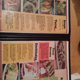 The menu. Just a page. The menu. Just a page.