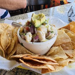 Smokin' Oyster Brewery - Shrimp ceviche