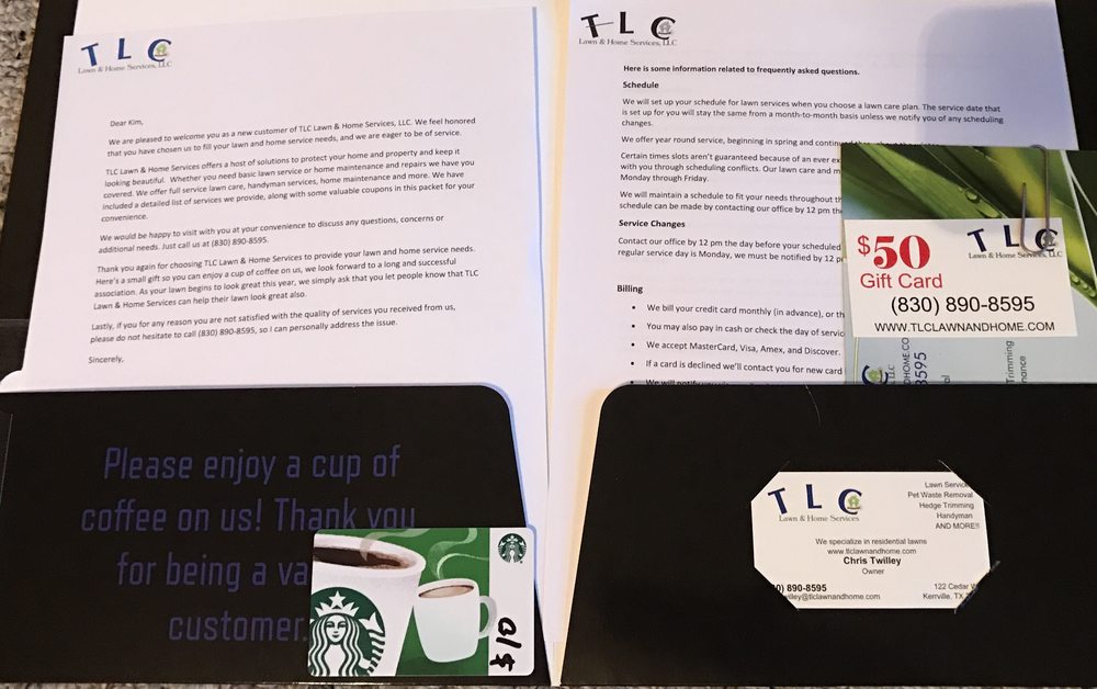 TLC LAWN & HOME SERVICES Kerrville, Texas Landscaping Phone