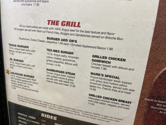 Menu photo 3 Toddle Inn Restaurant Brownsville, TX