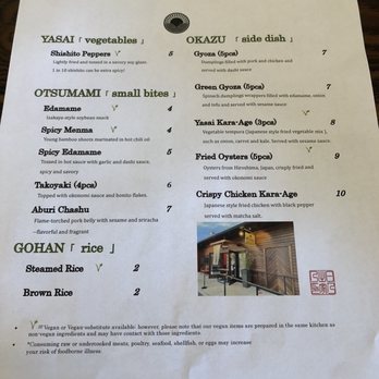 Hinodeya Ramen Bar - Menu as well as of 3/21/21 - Ramen Near Me - Campbell, California