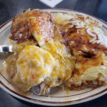 Weck's - New Mexico Benedict, Christmas style - Breakfast & Brunch Near Me - Albuquerque, New Mexico