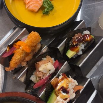 Must Be Cow - Salmon sashimi and handrolls - Korean Near Me - Citrus Heights, California