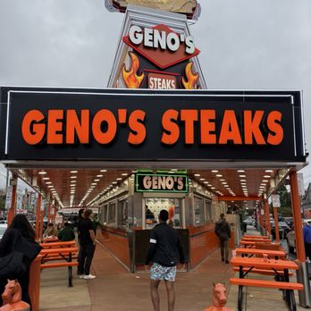 Geno's Steaks - Cheesesteak time-establishment photo - Sandwiches Near Me - Philadelphia, Pennsylvania Geno's Steaks - Cheesesteak time-establishment photo - Sandwiches Near Me - Philadelphia, Pennsylvania