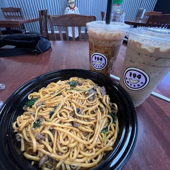 194 Eatery - Iced coffee, brown sugar milk tea, beef Garlic Noodles Beef - Asian Fusion Near Me - La Mirada, California 194 Eatery - Iced coffee, brown sugar milk tea, beef Garlic Noodles Beef - Asian Fusion Near Me - La Mirada, California