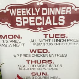 Specials!
