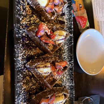 Story - Ube coconut waffles - New American Near Me - Anaheim, California Story - Ube coconut waffles - New American Near Me - Anaheim, California
