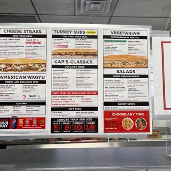 Capriotti's Sandwich Shop - Menu - Sandwiches Near Me - Henderson, Nevada Capriotti's Sandwich Shop - Menu - Sandwiches Near Me - Henderson, Nevada