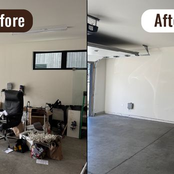 High Desert Junk Removal - Garage clean out in sisters, before and after. - Junk Removal & Hauling Near Me - Sisters, Oregon High Desert Junk Removal - Garage clean out in sisters, before and after. - Junk Removal & Hauling Near Me - Sisters, Oregon