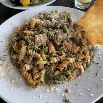 Mad Cow Grill - Chicken Rasta Pasta with extra spice ( so gooooood) - American Near Me - Laurel, Maryland