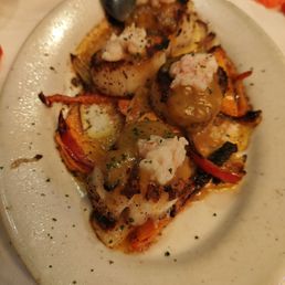 Seared scallops
