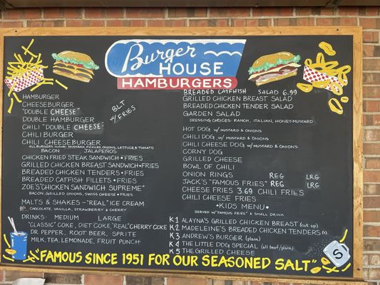 Menu photo 1 Burger House Addison, TX