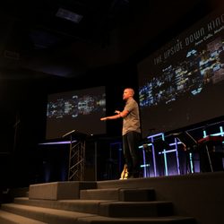 Woodmen Valley Chapel - Heights Campus - Pastor Josh Lindstrom teaching at the Woodmen Heights Campus