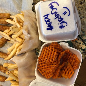 Burgers Supreme - We picked up a bunch of fries for our little boy's birthday tonight. They were so thoughtful to leave a nice little note! - Burgers Near Me - Provo, Utah