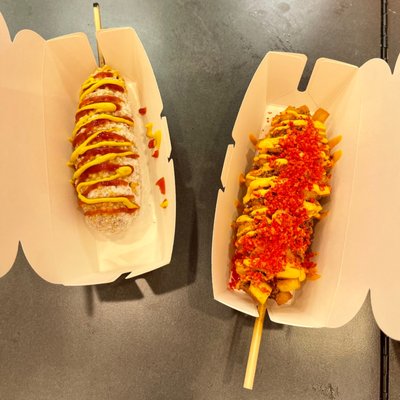 Two Hands Corn Dogs KATY by null