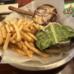 It's a burger.