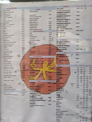 Menu photo 1 Bar Celta Barcelona, B Menu photo 1 Bar Celta Barcelona, B