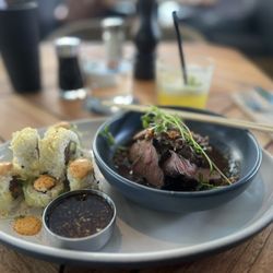 JOEY DTLA - Sushi and Steak & Tuna Avocado Crunch Roll