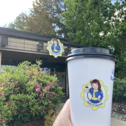 Outside of coffee shop