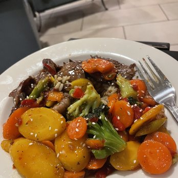 Great American Grill - a plate of stir fried vegetables - American Near Me - Phoenix, Arizona