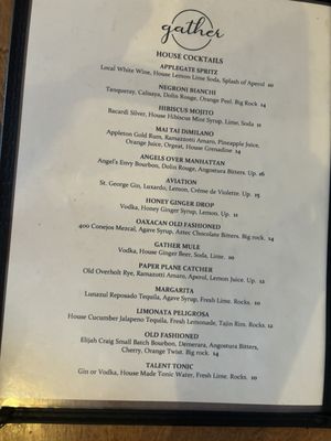 Menu photo 4 Gather Cafe Bistro Bar Talent, OR