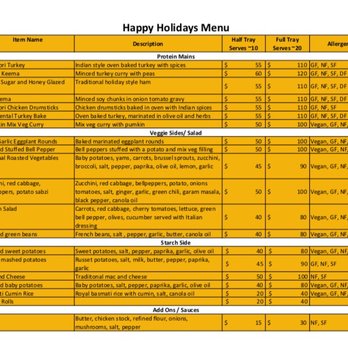 Tukda - Holiday Menu - Caterers Near Me Tukda - Holiday Menu - Caterers Near Me