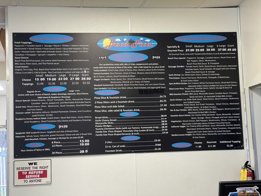 Menu photo 2 Beach Pizza Grover Beach, CA Menu photo 2 Beach Pizza Grover Beach, CA