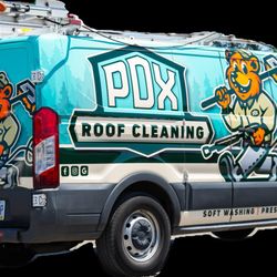 PDX Roof Cleaning - Work van