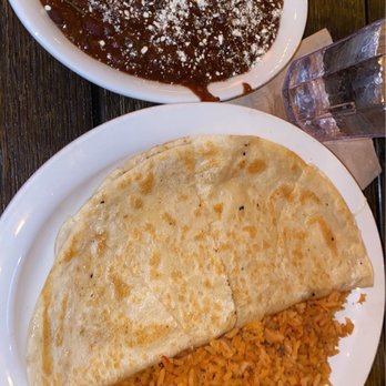 Cha Cha's Latin Kitchen - Quesadilla, Side of Rice and Beans - Bars Near Me - Brea, California Cha Cha's Latin Kitchen - Quesadilla, Side of Rice and Beans - Bars Near Me - Brea, California