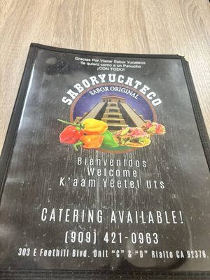 Menu photo 3 Sabor Yucateco Rialto, CA