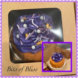 Bits of Bliss - Mini Bundt cake with buttercream frosting
