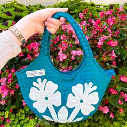 Hawaiian Quilt Collection - Hibiscus Kapa'eke Handbag