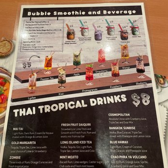 Chao Phra Ya - Drink menu - Thai Near Me - Herndon, Virginia Chao Phra Ya - Drink menu - Thai Near Me - Herndon, Virginia
