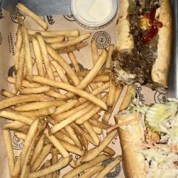 Slugger & Nashville Sub + Salt N Vinegar Fries Slugger & Nashville Sub + Salt N Vinegar Fries