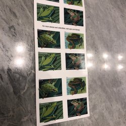 United States Post Office - My new frog stamps