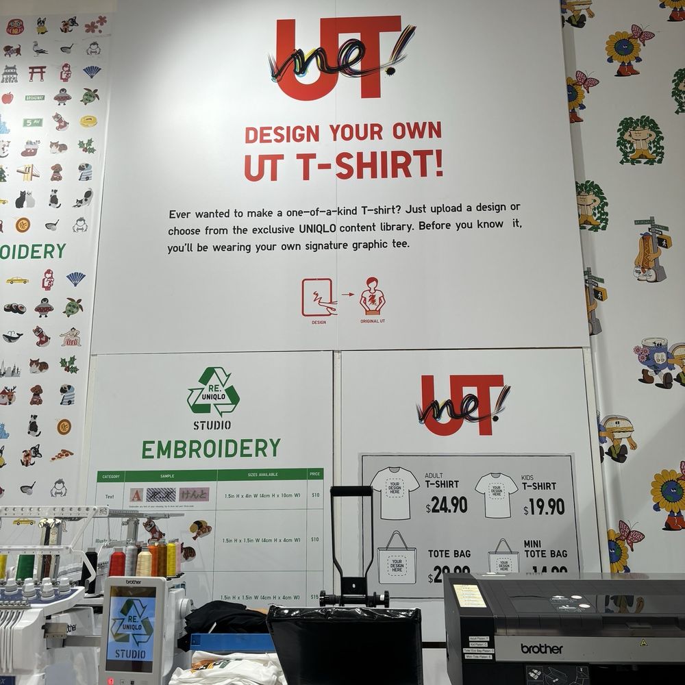 Uniqlo Soho - Print your own t shirt - Women's Clothing Near Me - New York, New York Uniqlo Soho - Print your own t shirt - Women's Clothing Near Me - New York, New York